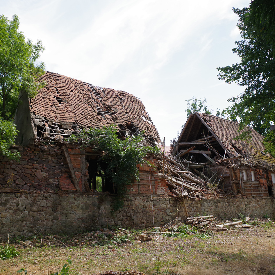 Martinskirchen Fachwerkhaus Westseite